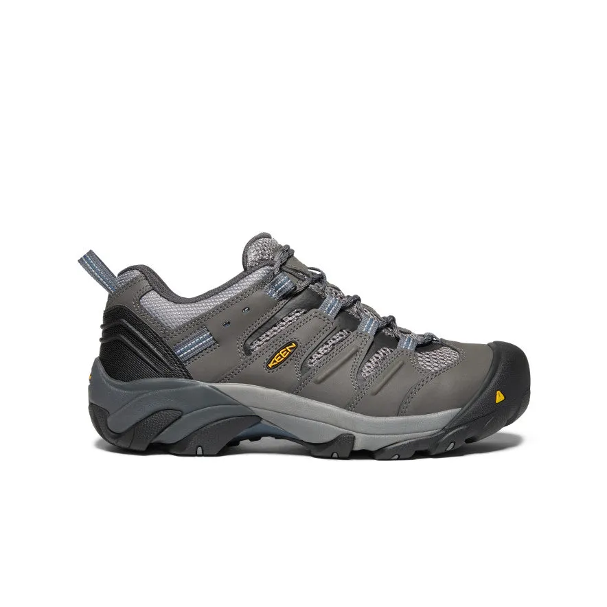 Men's Lansing Low (Steel Toe)  |  Magnet/Majolica Blue Contoured Footbed Sleek Look