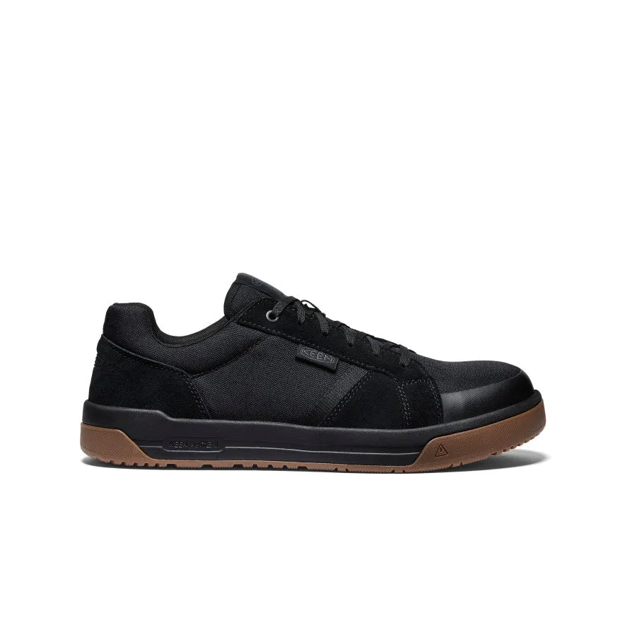 Stylish Look Men's Kenton ESD Work Shoe (Carbon Toe)  |  Black/Gum