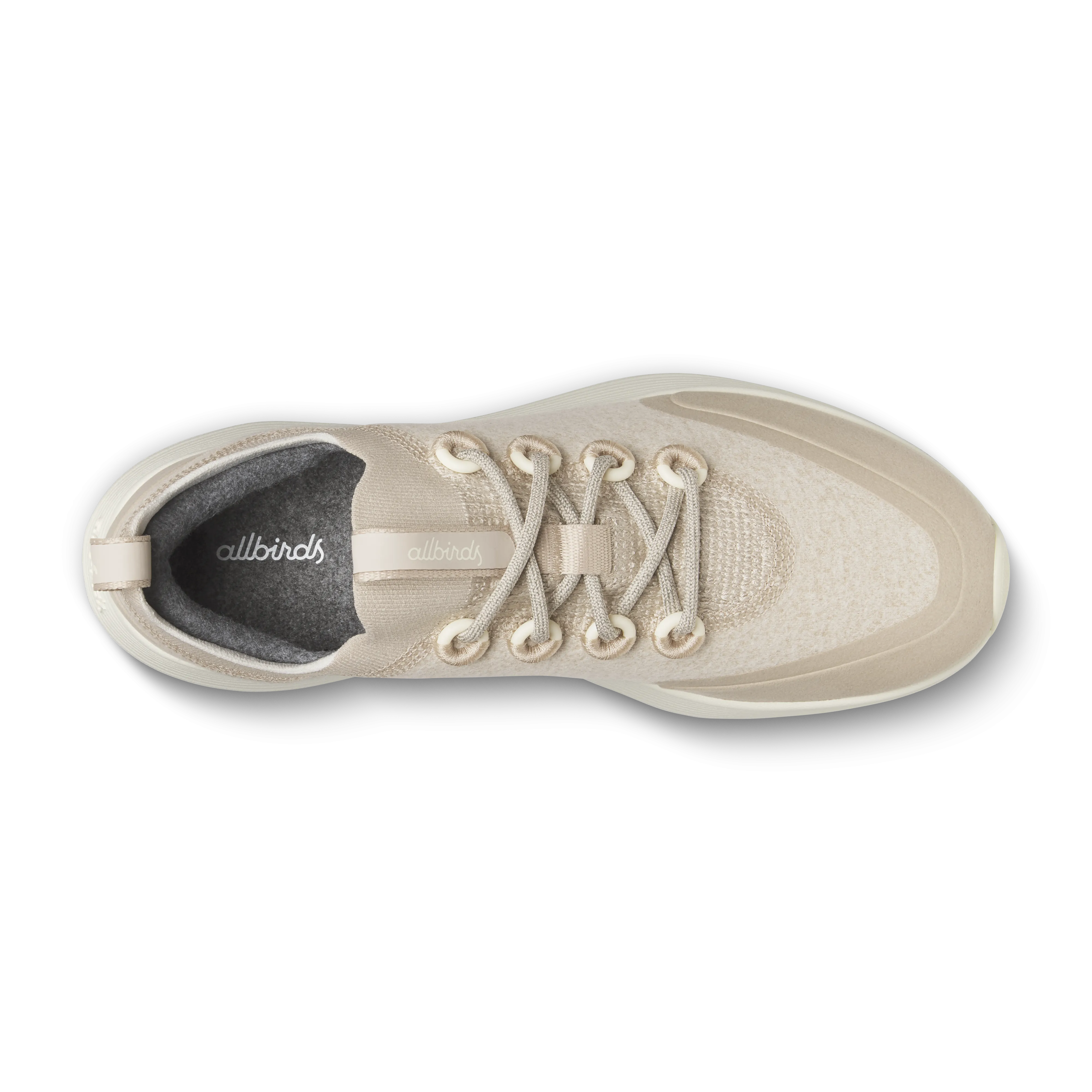 Women's Wool Strider - Rugged Beige (Natural White Sole) Energy Returning Technology