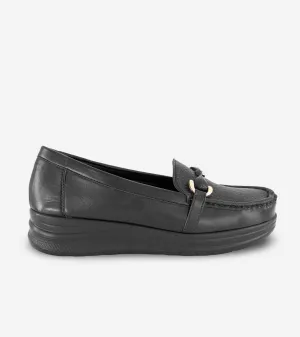Women's Moccasins US-HV-4303 Drawstring Lace Balanced Step