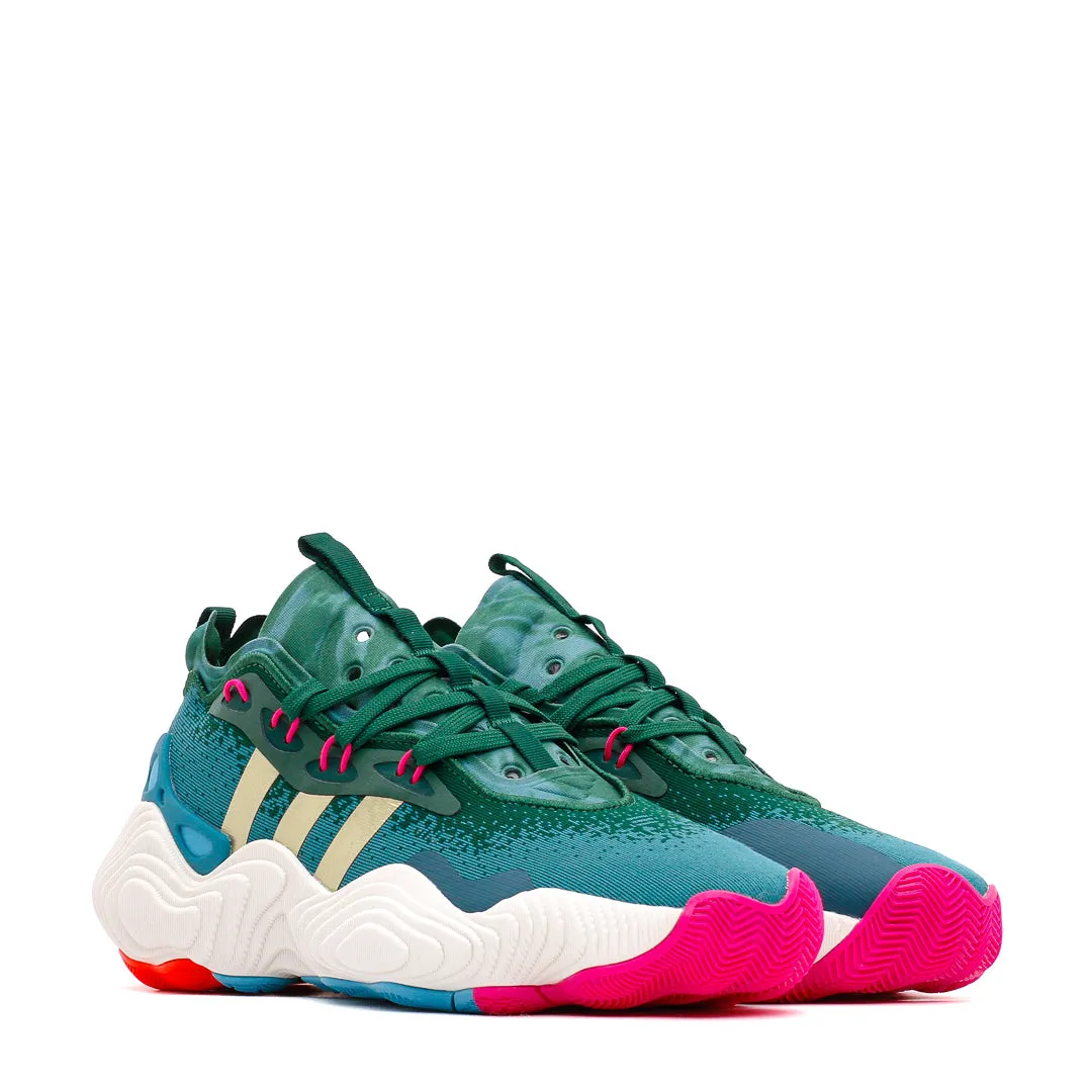 Adidas Basketball Men Trae Young 3 Green IE9301 Abrasion resistant