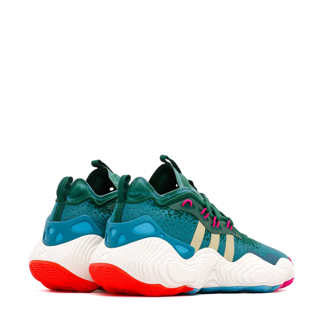 Performance Deep Grip Adidas Basketball Men Trae Young 3 Green IE9301