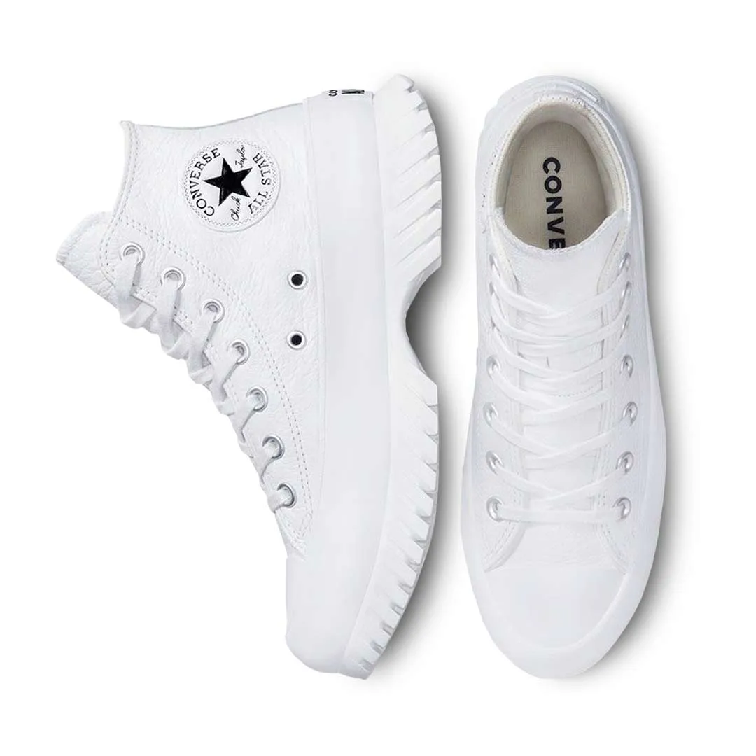 Mountain Strong Young Mood Converse - Unisex Chuck Taylor All Star Lugged 2.0 Leather High Top Shoes (A03705C)