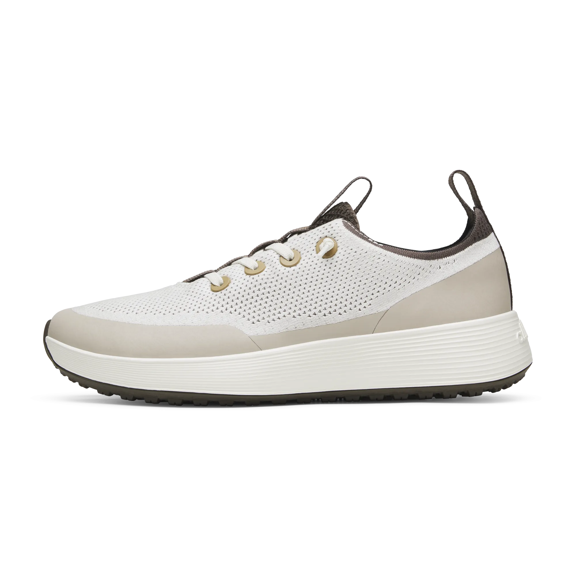 Women's Tree Runner Go - Utility - Natural White/Rustic Brown (Natural White Sole) Smooth exterior Layered sole