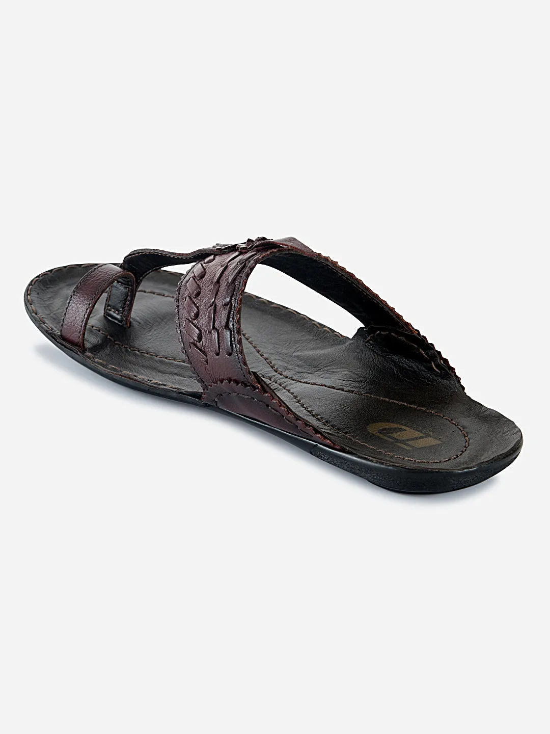 Men's Brown Kolapuri Style Ethnic Slipper (ID4068) Eco Friendly Office Workers Cyber Mode