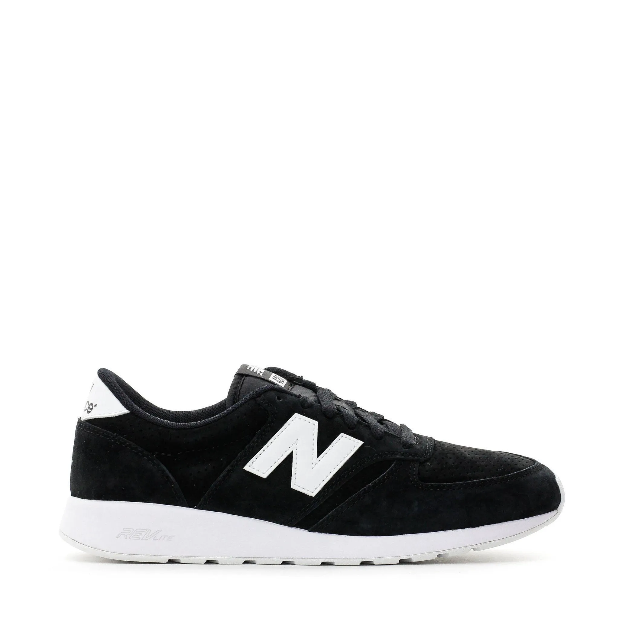 AI Path Active Day NEW BALANCE LIFESTYLE RE-ENGINEERED REVLITE BLACK WHITE SUEDE MRL420SN ***