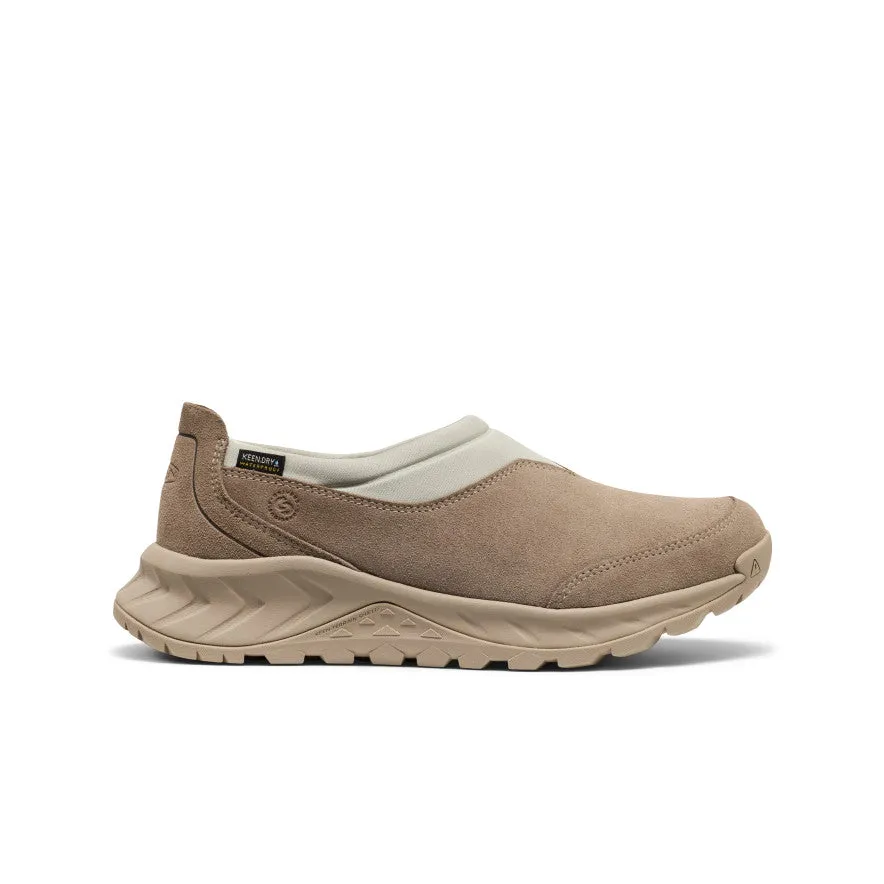 anatomical design Women's TTS Moc Waterproof Sneaker  |  Brindle/Silver Birch
