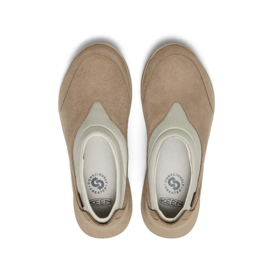 Women's TTS Moc Waterproof Sneaker  |  Brindle/Silver Birch Beach Ready Footwear Chill Fit Shoes