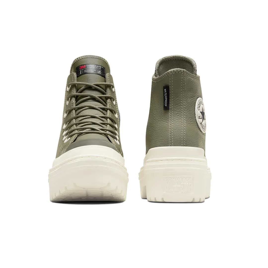 City Pace Durable Construction Converse - Women's Chuck Taylor All Star Lugged Heel High Top Platform Shoes (A11163C)