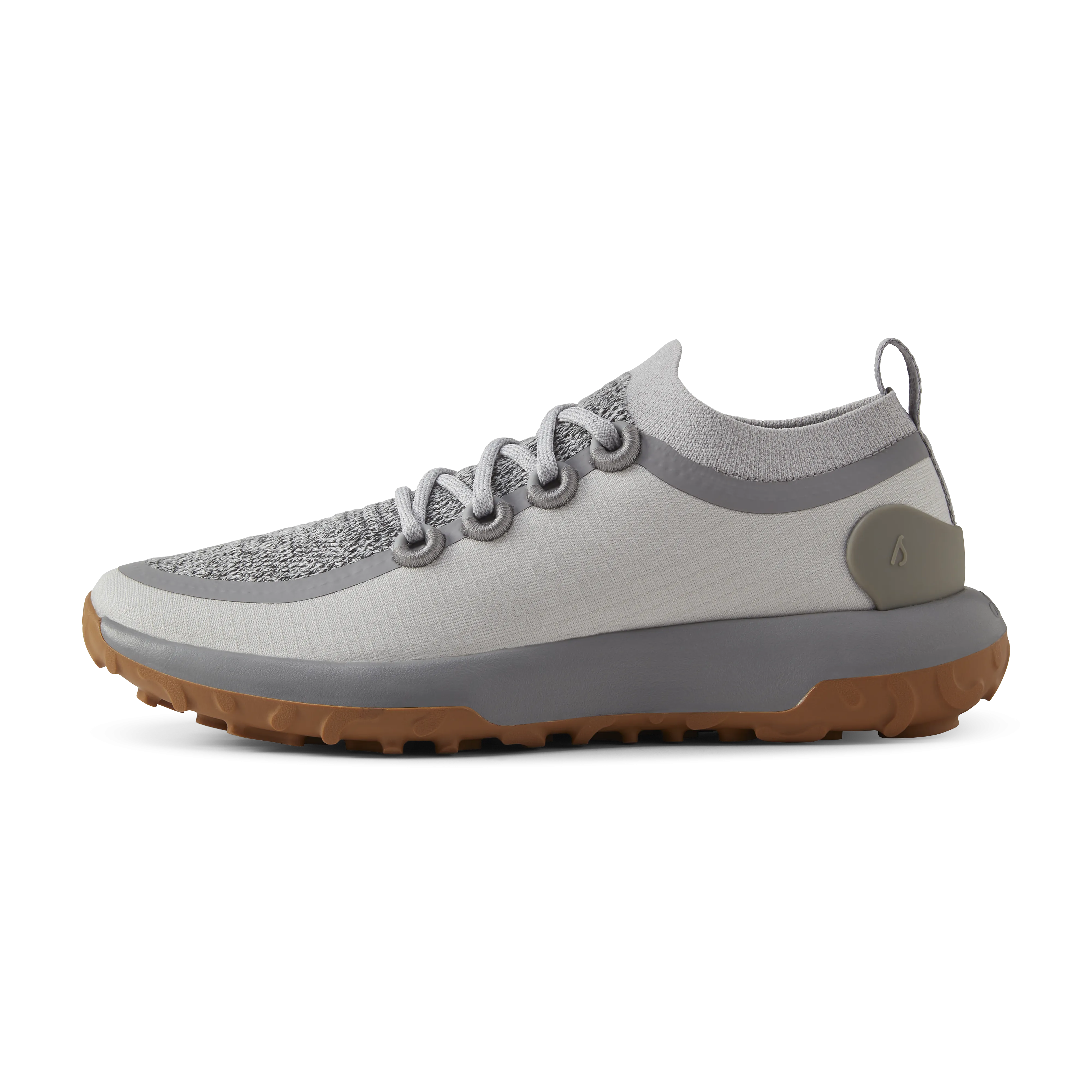 All Day Comfort Women's Trail Runner - Medium Grey (Rugged Khaki Sole)
