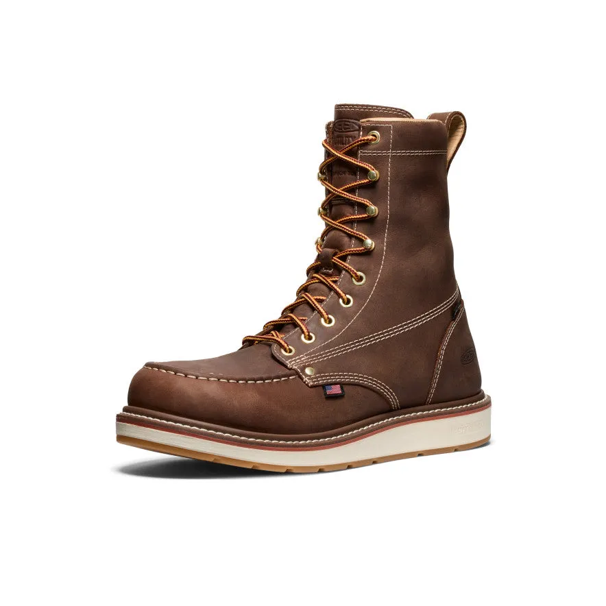 Men's Liberty 8" Waterproof Boot (Carbon Toe)  |  Chestnut/Gum Lightweight Upper