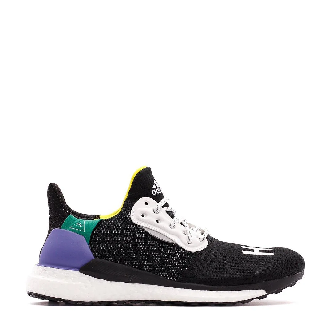 Adidas Originals x Pharrell Williams Solar HU Glide Boost Black BB8041 group walk