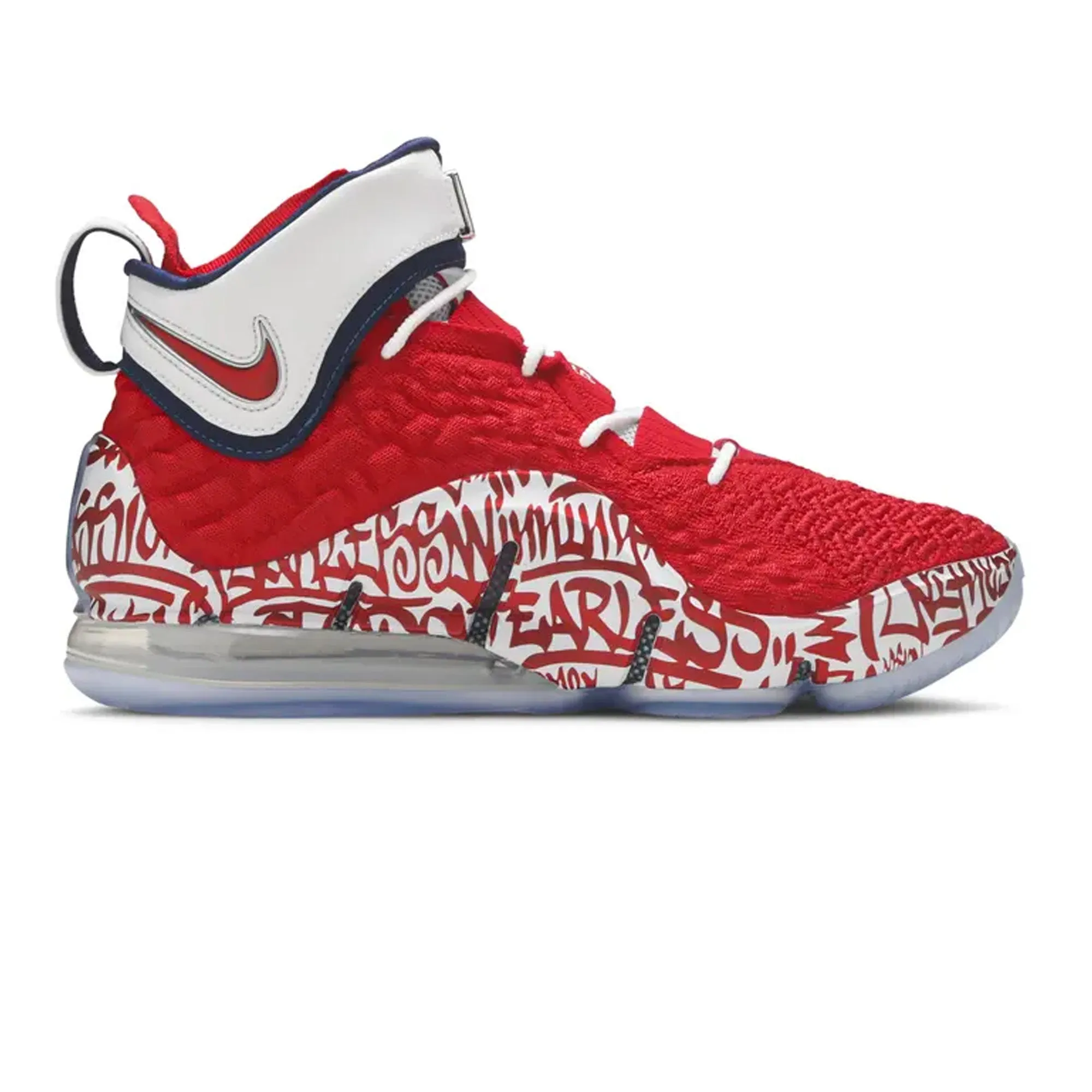 Nike LeBron 17 'Graffiti Remix Red' (2020) Secure Durable Build Weekend Errands