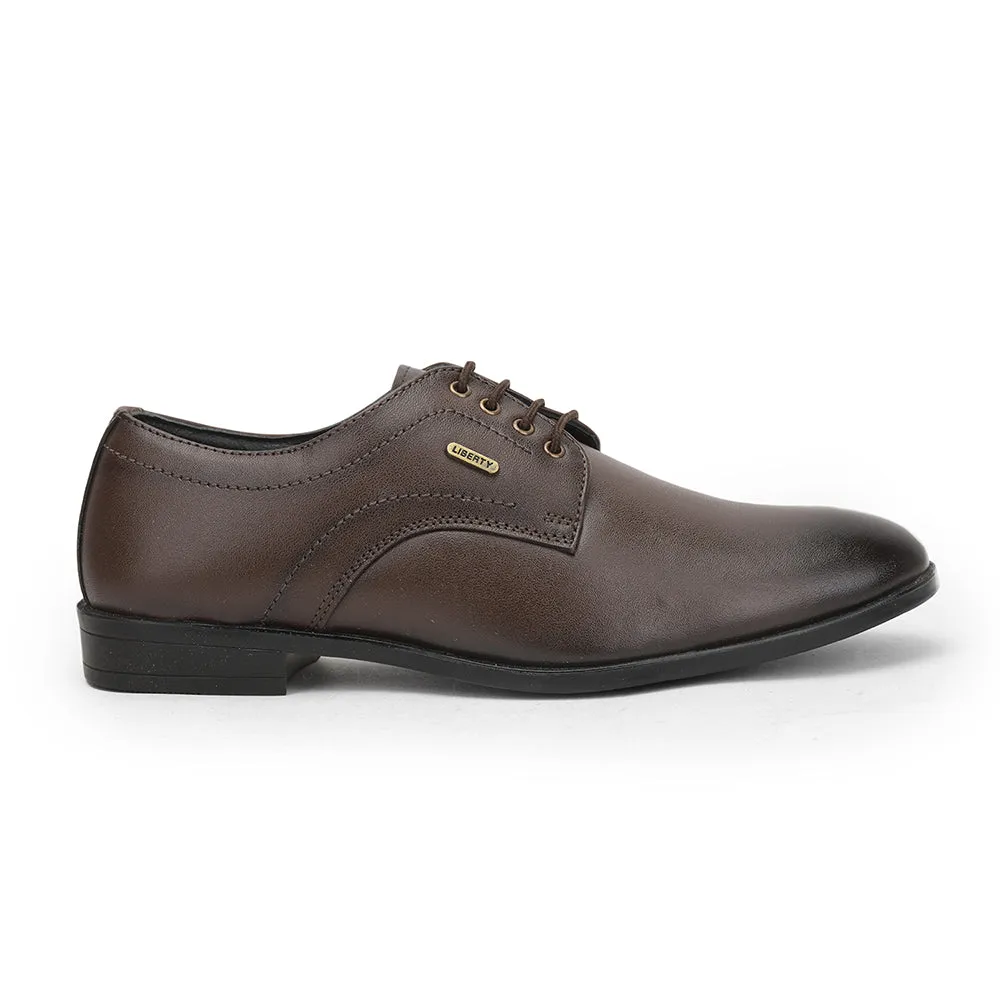 Rich Shade Fortune (Brown) Formal Lace Up Derby Shoes For Men HOL-109 By Liberty