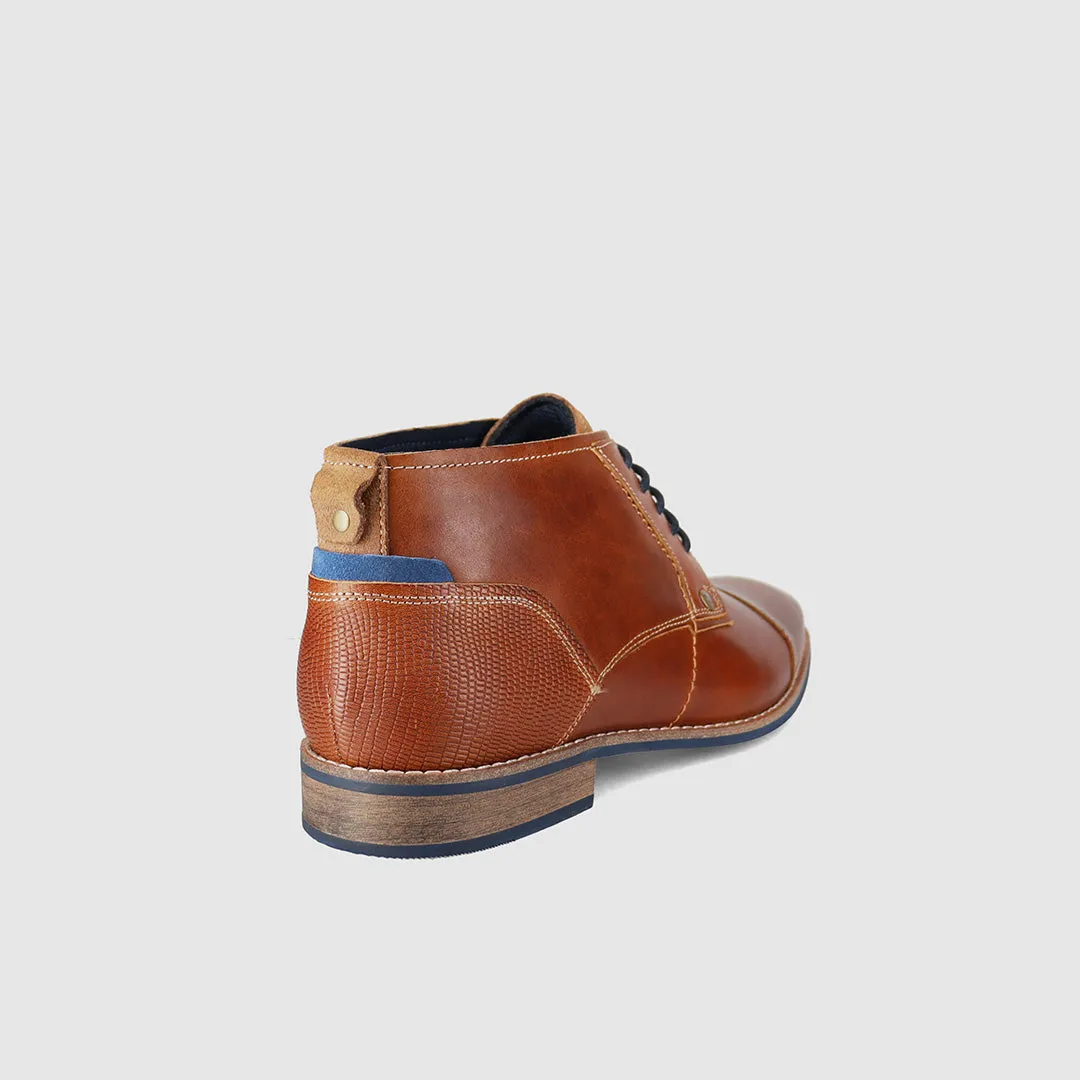 Statement Piece All weather Daxton Lace Up Boots Tan