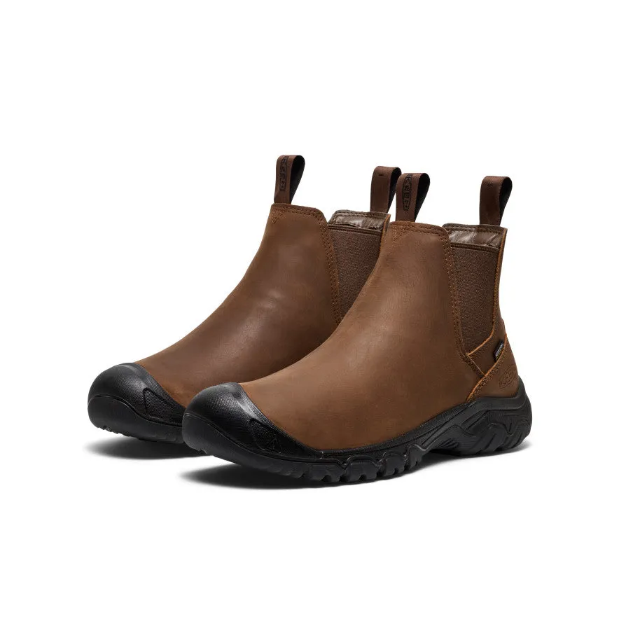 Men's Anchorage IV Waterproof Boot  |  Dark Earth/Black Ergonomic form Casual Vibe