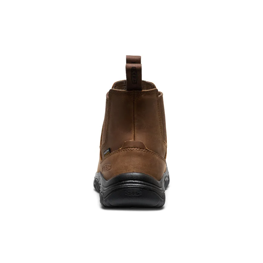 Relaxed Look Zero Drop Profile Men's Anchorage IV Waterproof Boot  |  Dark Earth/Black