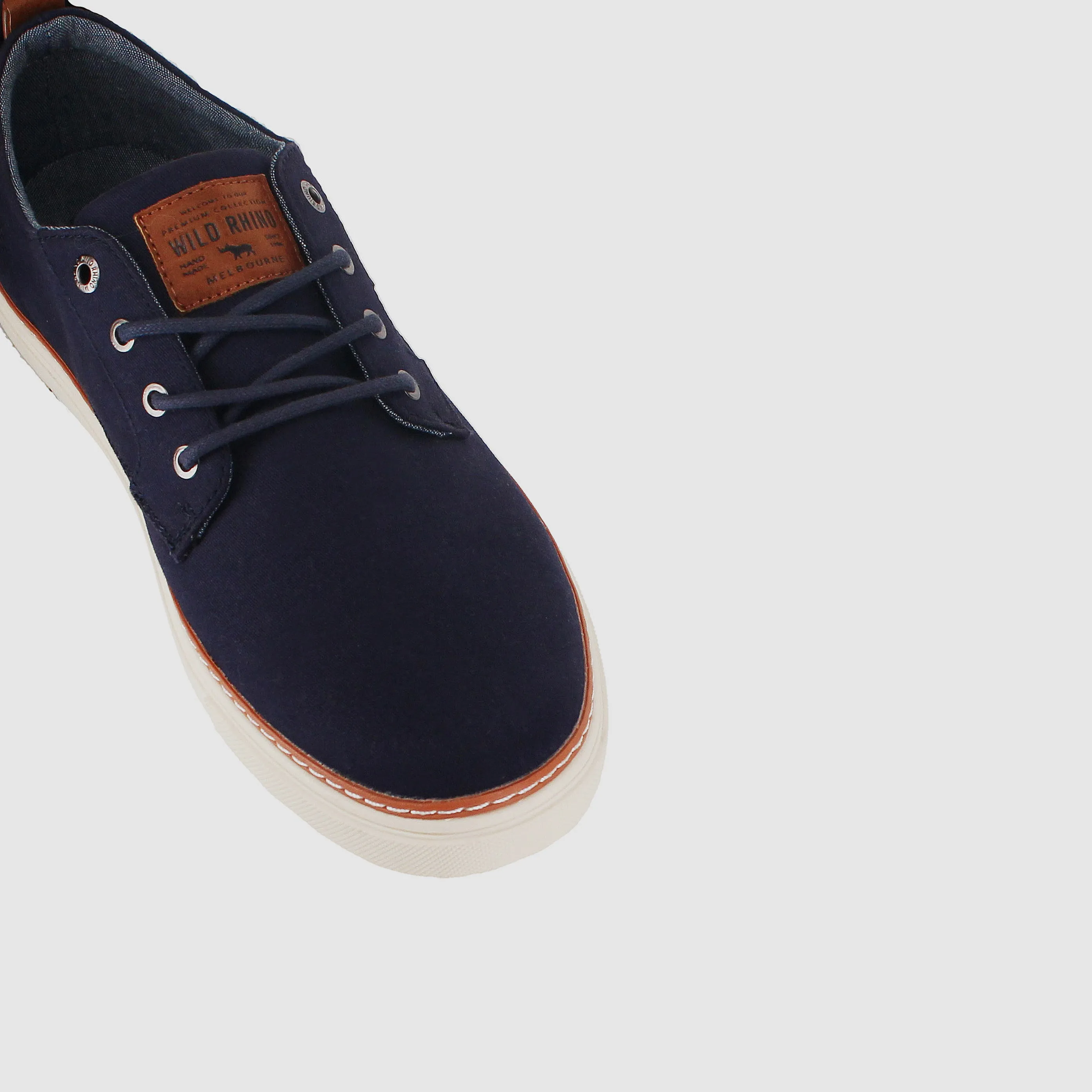 Quality Construction Training Ready Brad Casual Shoes Navy Flexible Cushion Foam