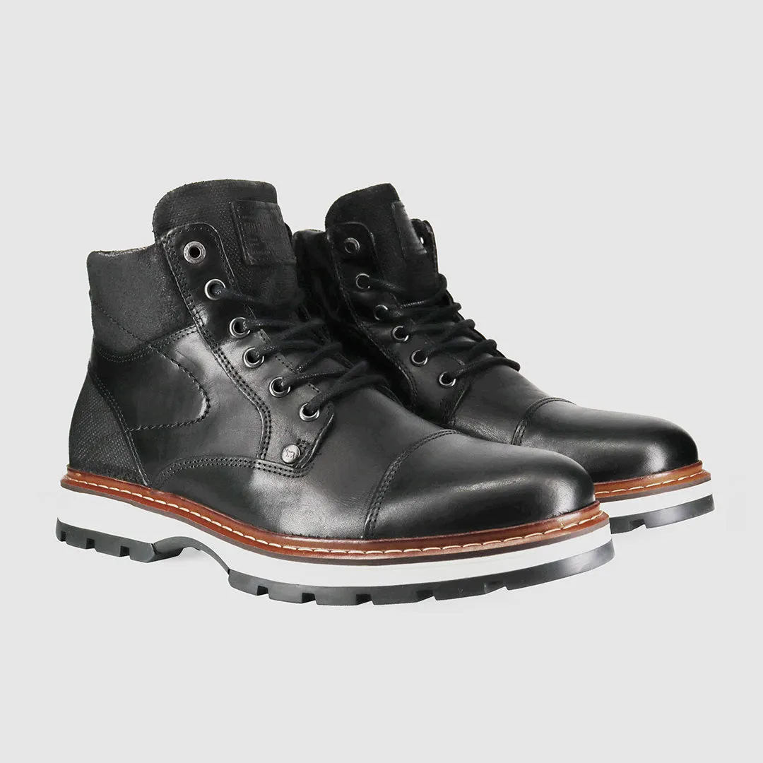 Thermal Barrier Blackwood Lace Up Boots Black