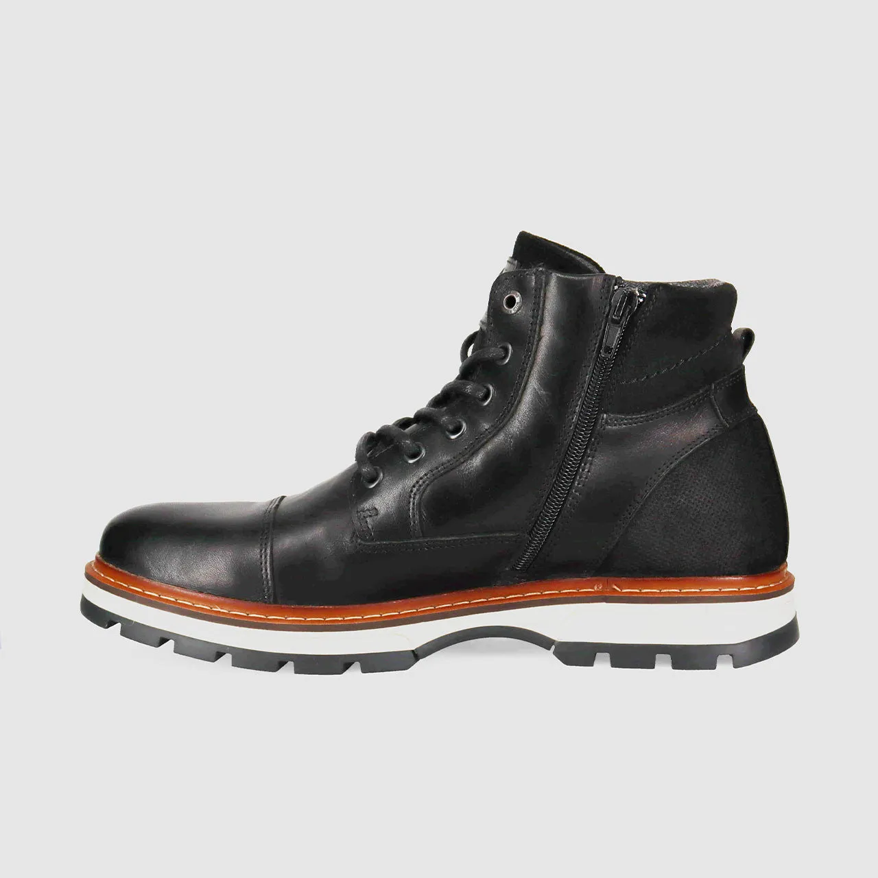 Insulated Mountain Hike Thermal Core Functional Minimalist Blackwood Lace Up Boots Black