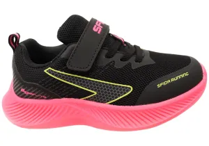 Dancing - related kids' shoes anti static Sfida Kaleido Kids Girls Comfortable Adjustable Strap Athletic Shoes