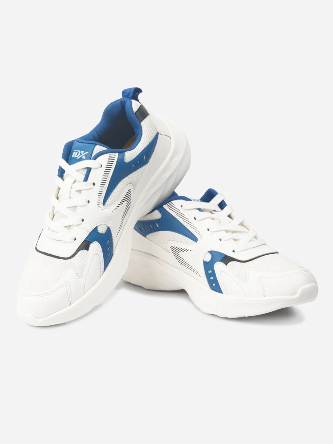 Men's White Lace Up Sneakers (IX7128) Thermal Regulation Layer