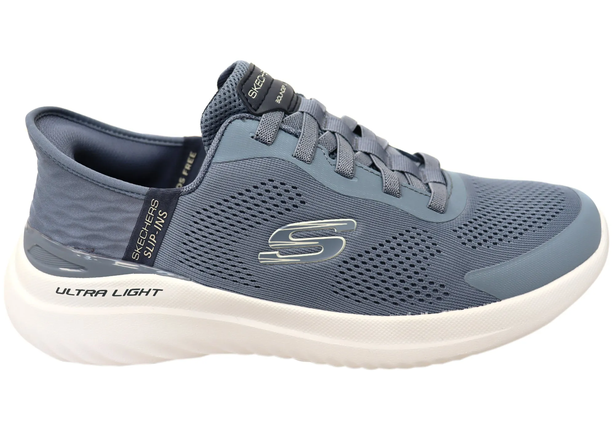 Versatile Design Skechers Mens Slip Ins Bounder 2.0 Emerged Comfortable Shoes Slate