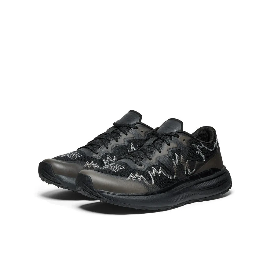 Mesh Panel Men's WK500 Walking Shoe x Engineered Garments  |  Black/Black