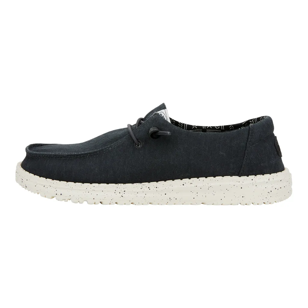 Wendy Stretch Canvas - Black Queen Fit Cushioned Base Health Focused