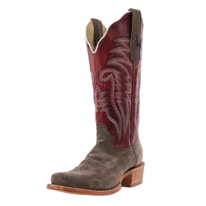 Water Repellent R. Watson Charcoal Roughout Ladies' Boot