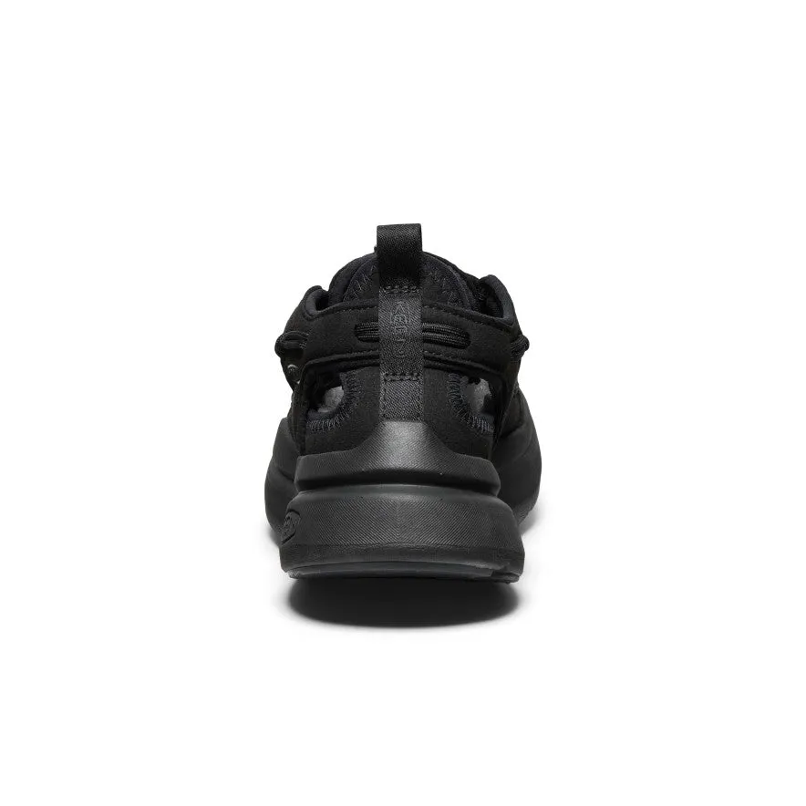 Women's UNEEK WK Sneaker  |  Black/Black Premium Leather Party Goer