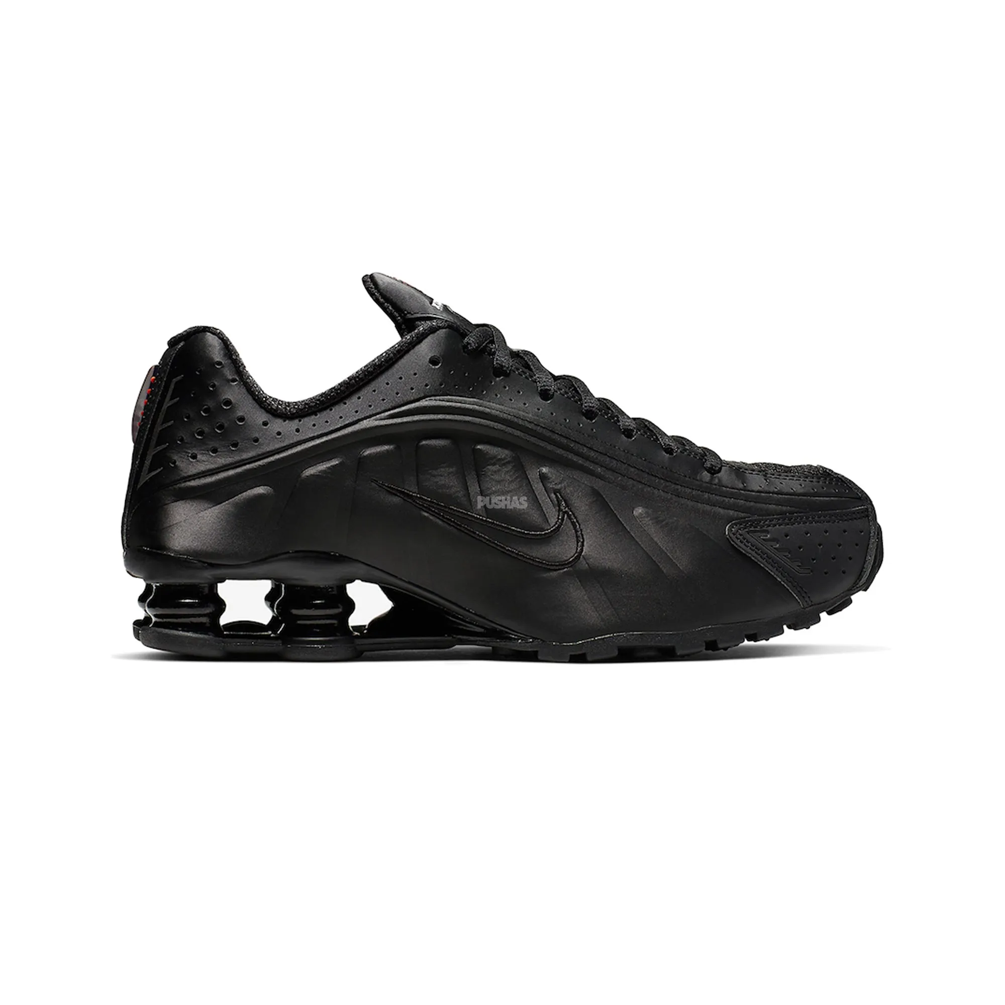 Nike Shox R4 'Black' Women's (2024) Foot Support Wind Chill