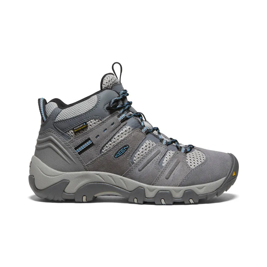 Women's Headout Waterproof Hiking Boot  |  Steel Grey/Blue Heaven Feather Light Cold Weather