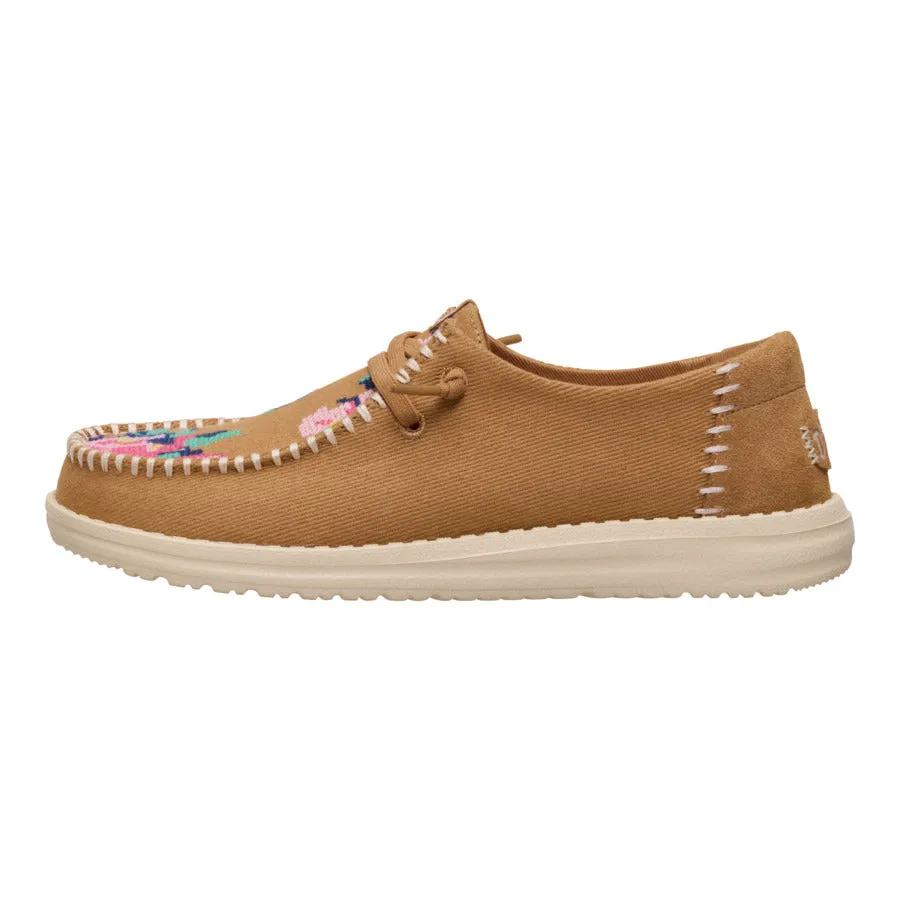 Wendy Cross Stitch - Tan/Multi Global Fit