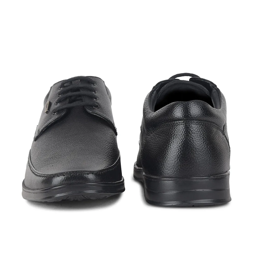 Fortune by Liberty Men LOM-602 Black Formal Lacing Derby Shoes Special Event Soft Padding