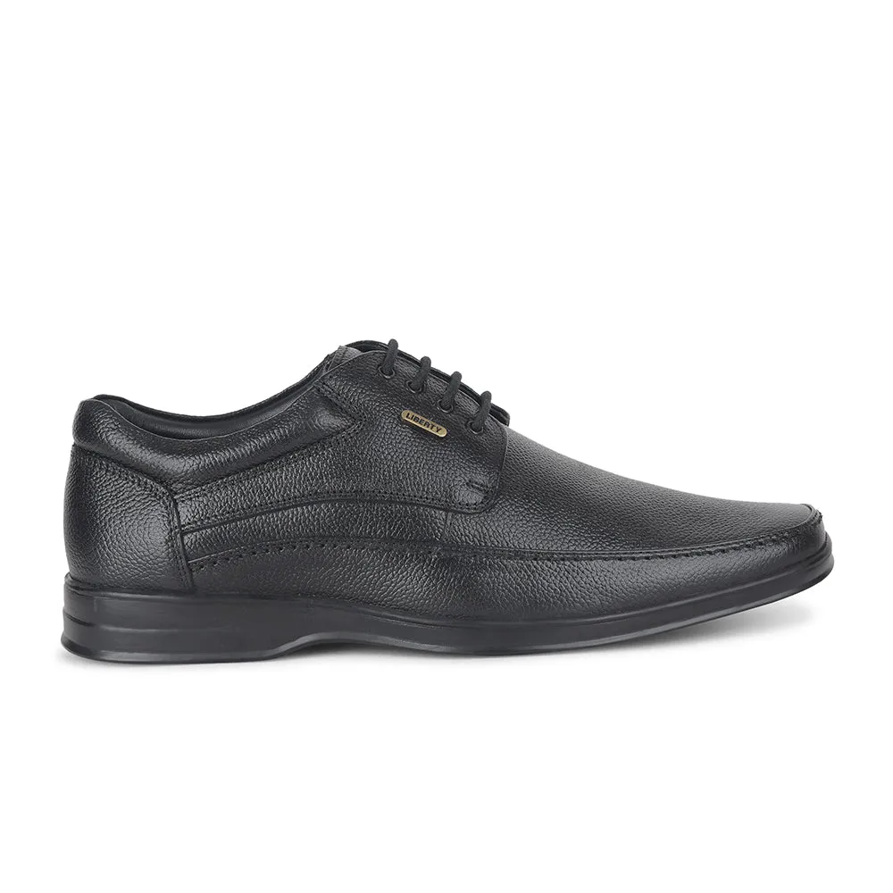 Nordic Clean Collector Edition Fortune by Liberty Men LOM-602 Black Formal Lacing Derby Shoes