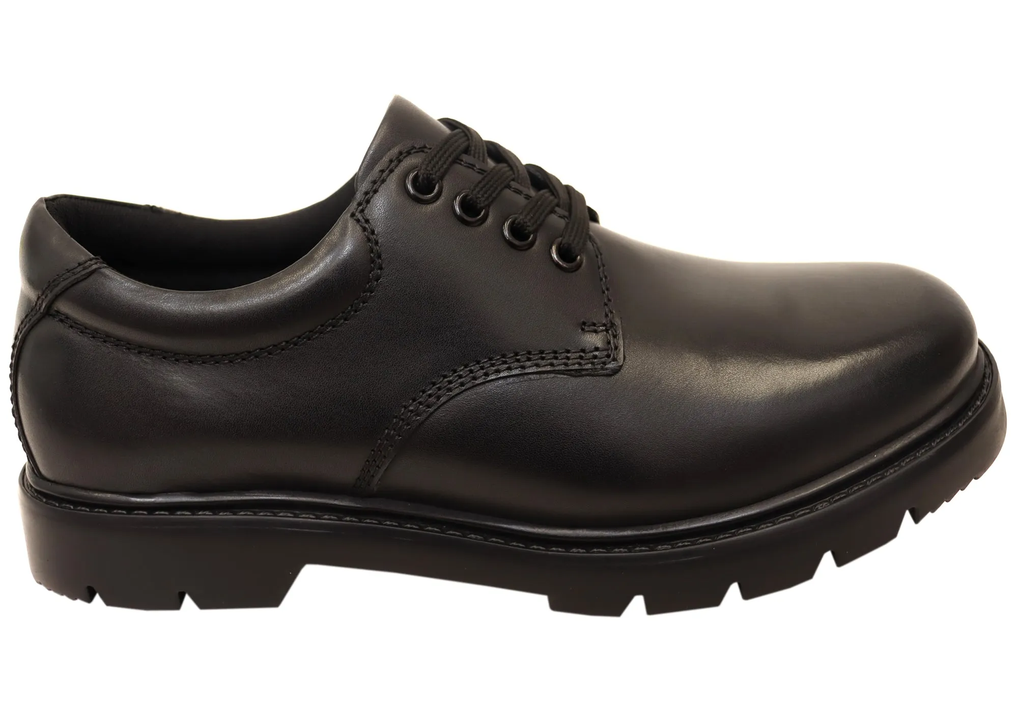Florsheim Mens Patrol EE Extra Wide Leather Lace Up Comfortable Shoes Primary school kids' products Kids' party shoes
