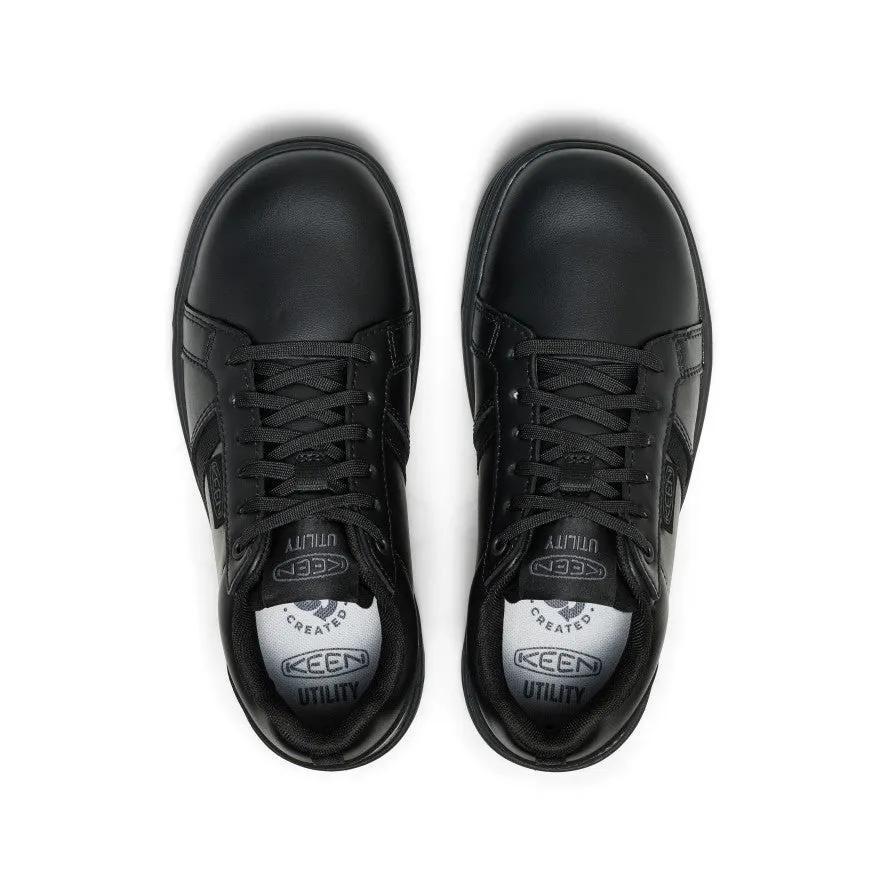 Silver Shine Quick Drying Casual Wear Women's Kenton WTX Work Shoe (Soft Toe)  |  Black/Black