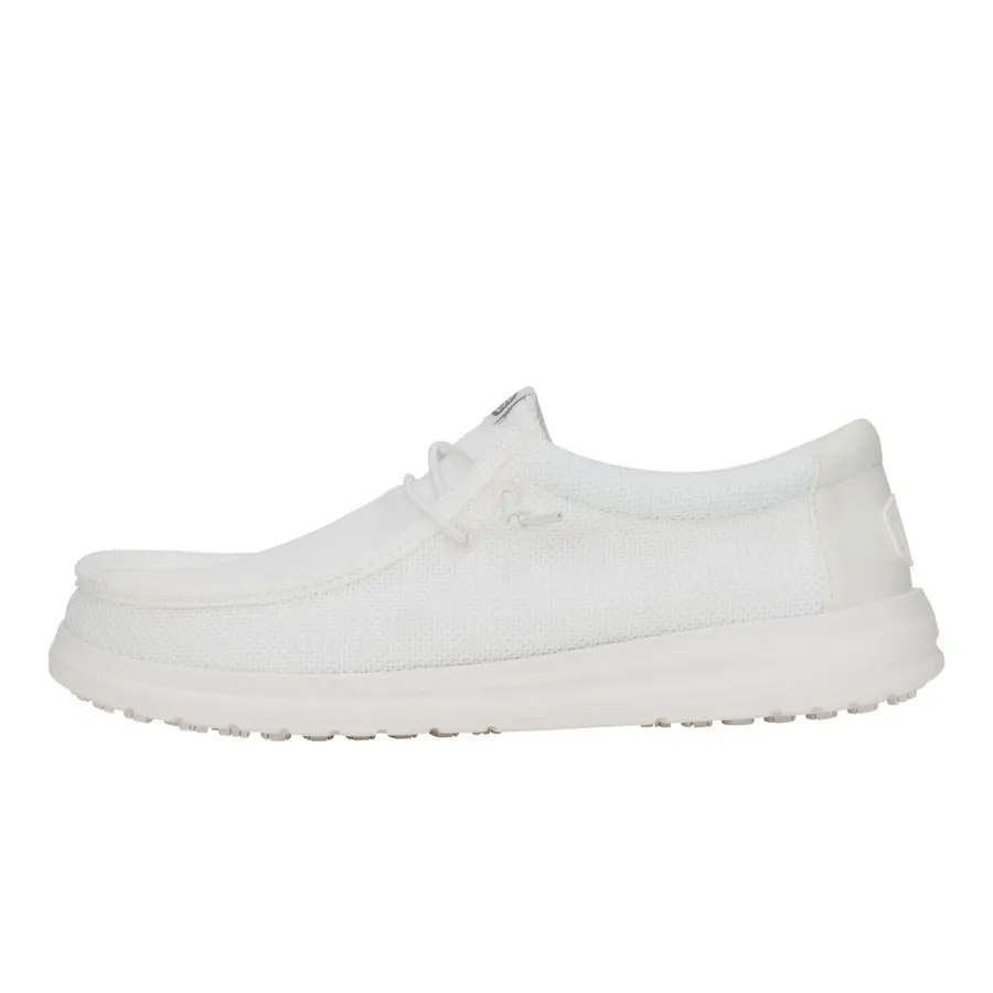 Wally Work CE Slip Resistant - White Ventilated Mesh Sunny Walks Dynamic Edge