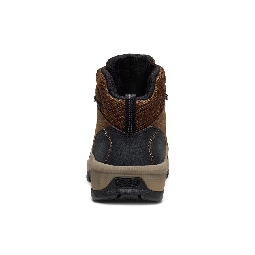 Performance Oriented Men's Skokie Waterproof Work Boot (Carbon Toe)  |  Dark Earth/Black