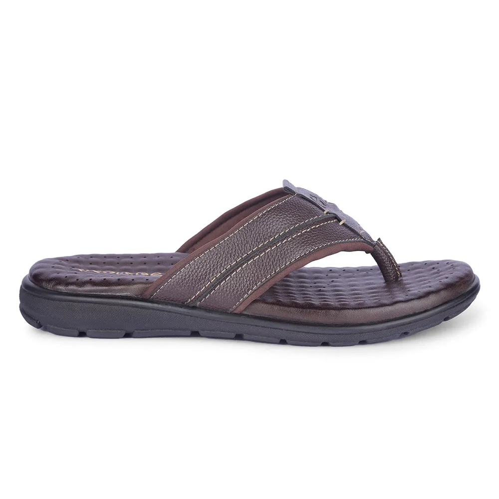 Healers By Liberty Mens CSS-1 Brown Casual Thong True Fit