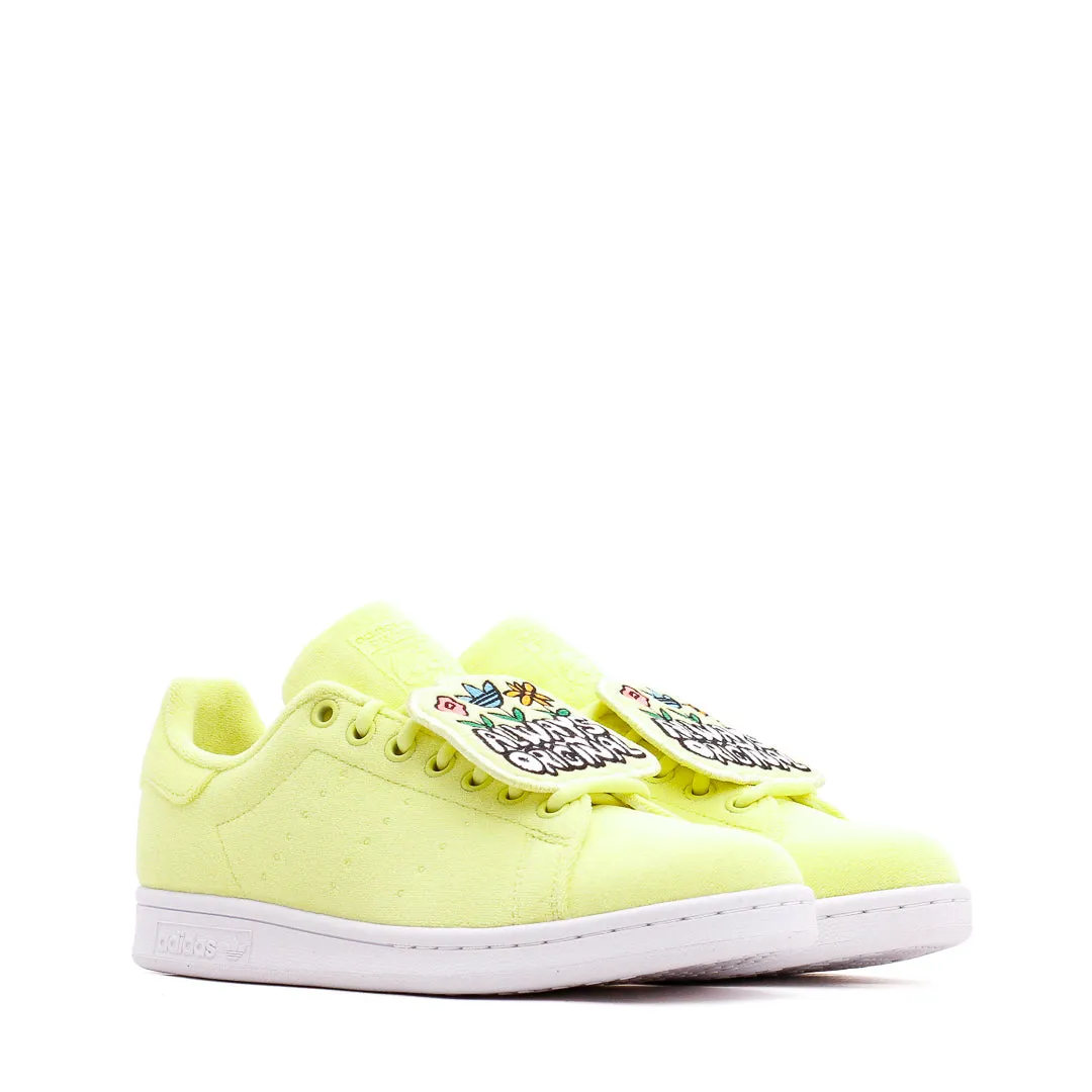 Brave Walk Adidas Originals Women Stan Smith Yellow GX8553