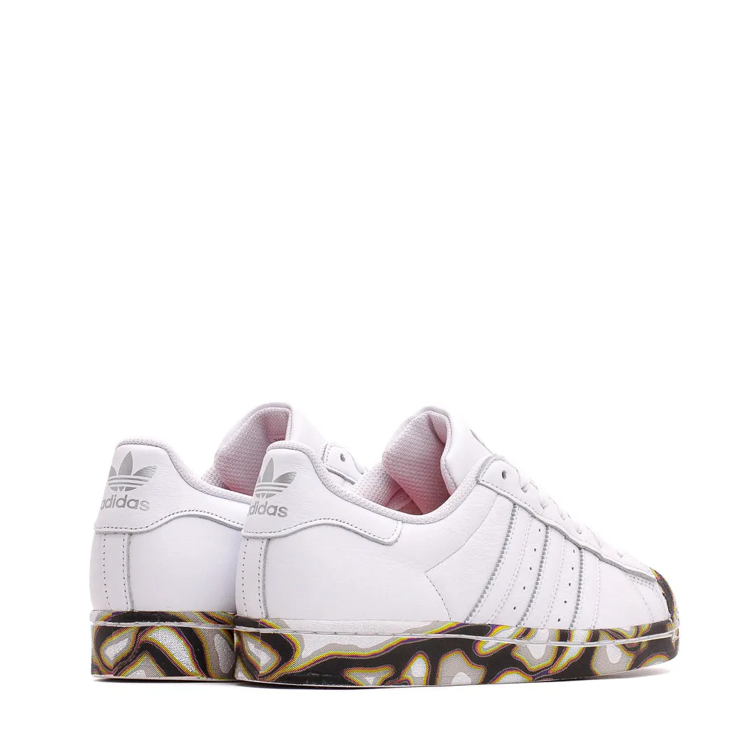 Adidas Originals Men Superstar Pride White IH8061 Sea Breeze