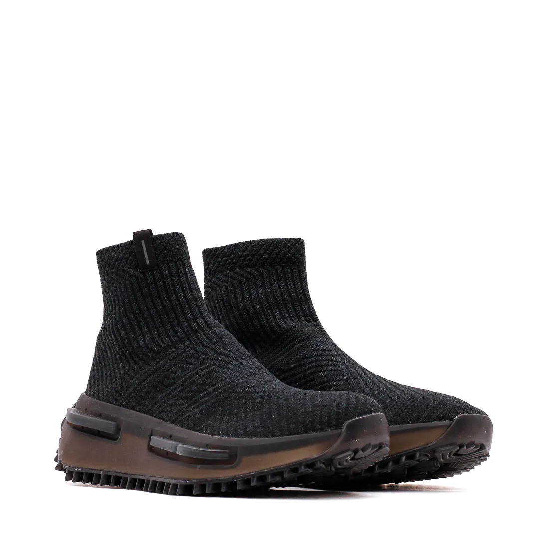 Adidas Originals Women NMD S1 Sock Black Boost ID4265 Seamless Fit Gym Workout