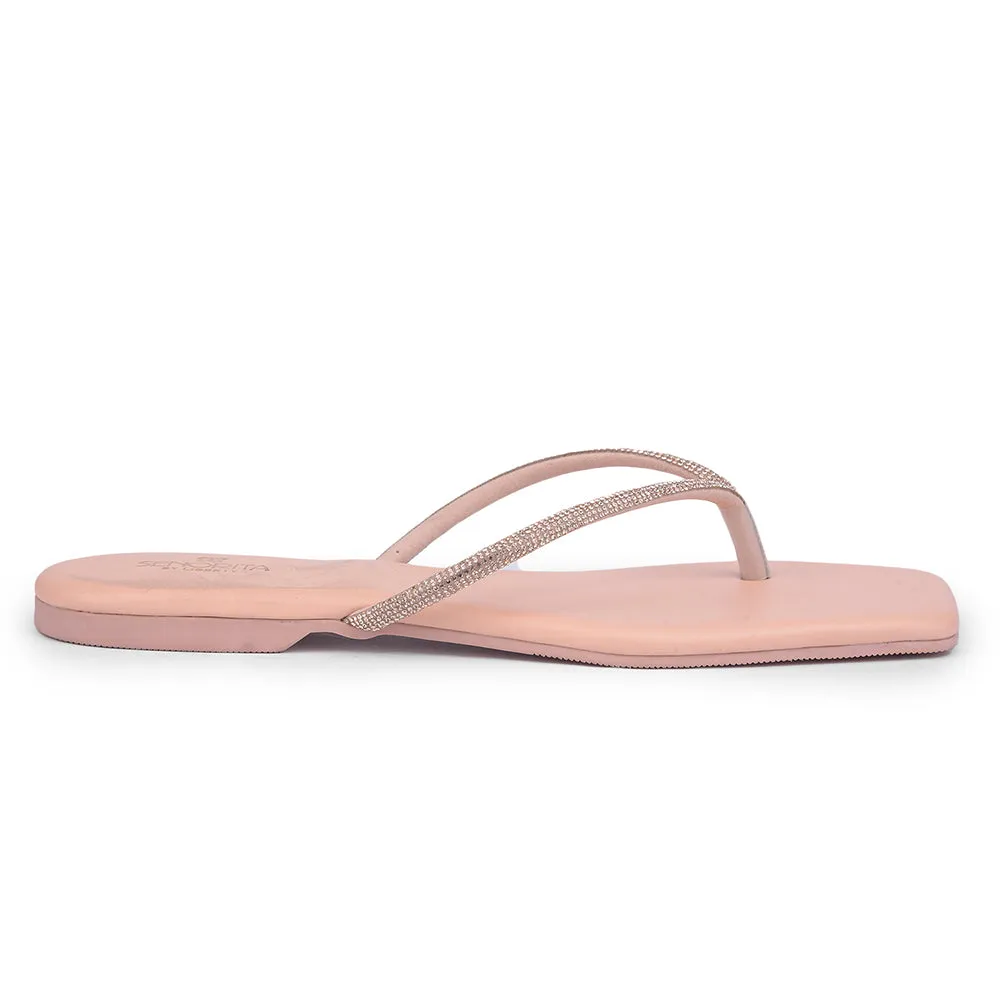 SENORITA By Liberty Women STY-50E Peach Casual Slippers Rain Step