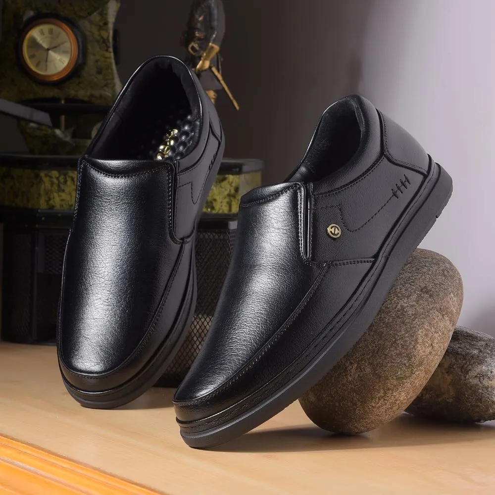 Evening Wear Healers By Liberty Mens ERL-16 Black Formal Non Lacing Shoes