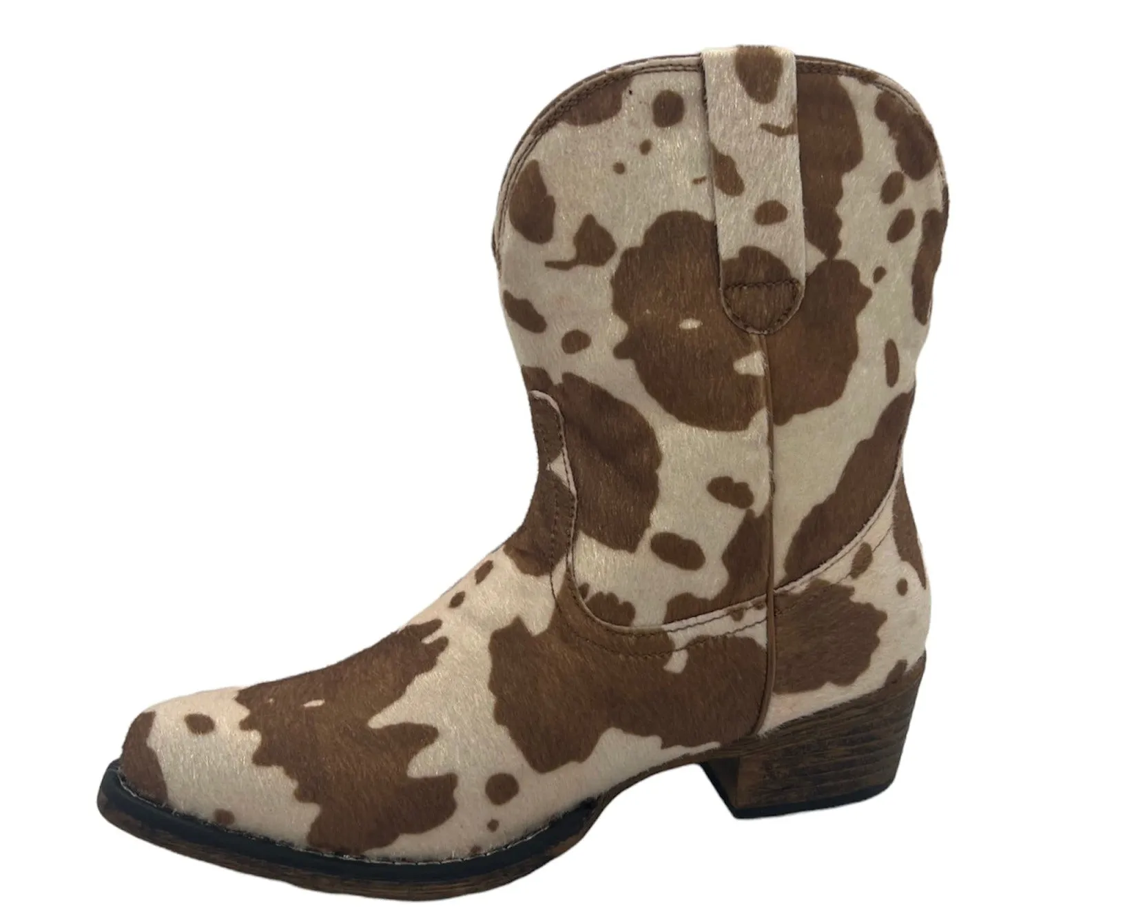 Roper Ladies' Cowhide Shortie Boot Padded Interior Outdoor Explorer