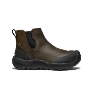 Moisture Wicking Fabric Multi Directional Flex Men's Revel IV Waterproof Chelsea  |  Canteen/Black
