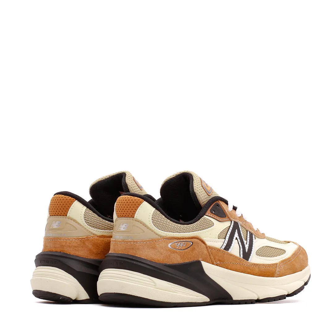 New Balance Unisex 990v6 Sepia Orange Incense Made In USA U990TO6 Elastic Sling Comfortable fit