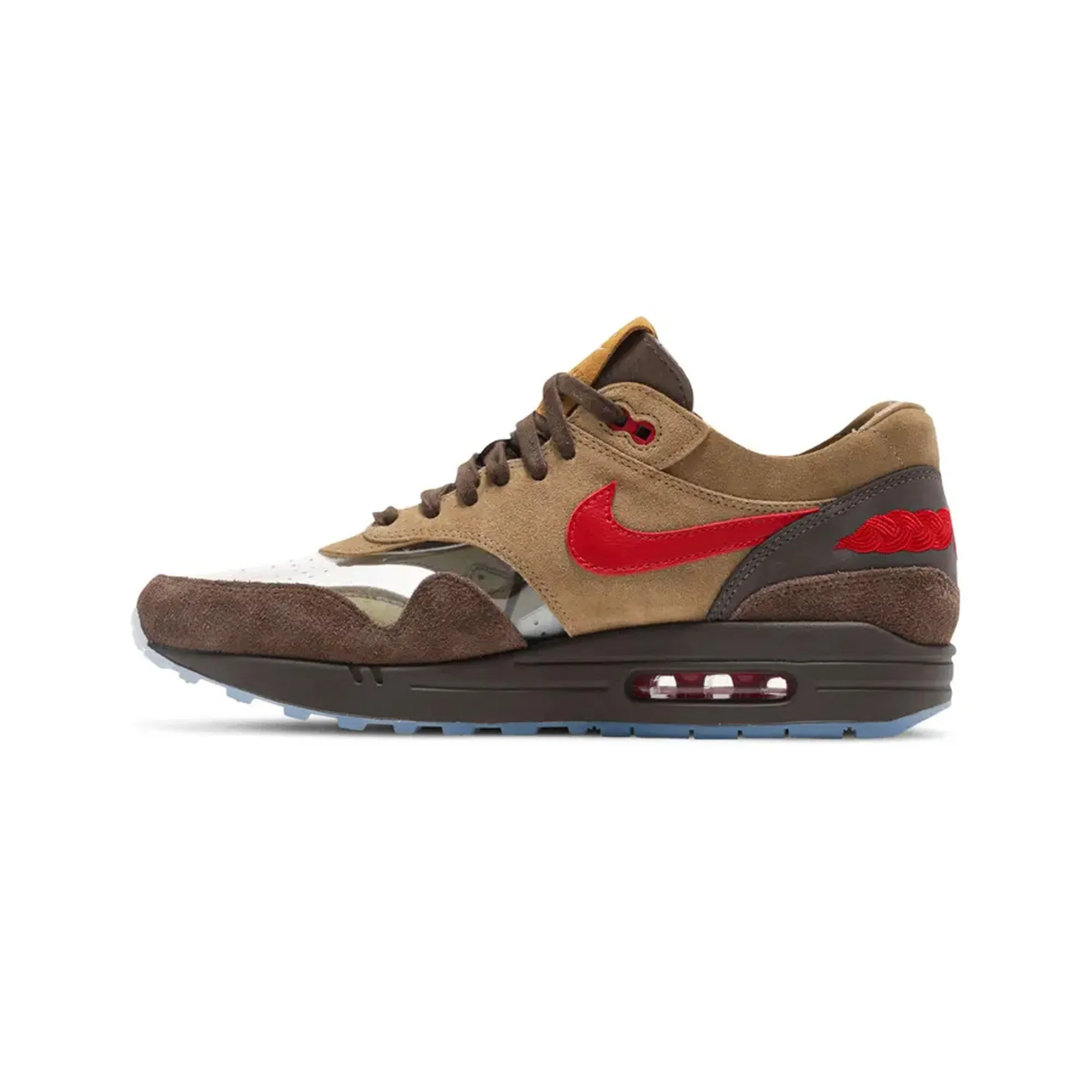 Lightweight Form Road Trip Nike Air Max 1 x CLOT 'Kiss of Death CHA' (2021)
